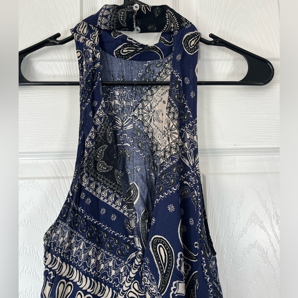 Free People Intimately Beaux Slip Dress Bandana Print XS - Picture 6 of 10